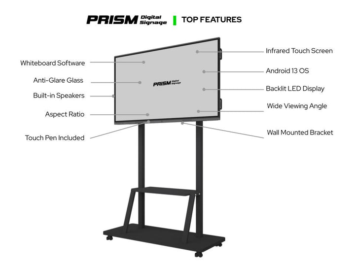 65" To 98" The PrismSmart Whiteboard